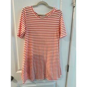 RIO & RIAN T-shirt Dress Striped short sleeve Size M
